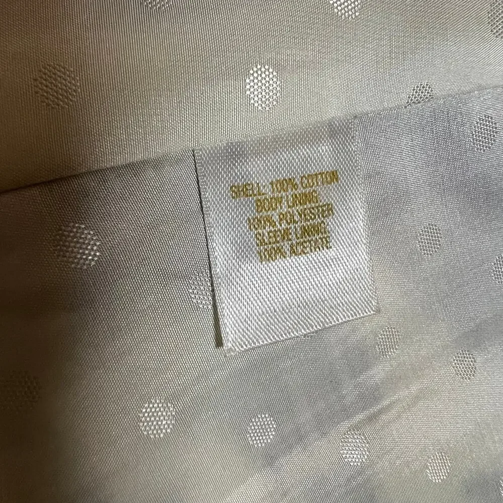 Kate Spade Houndstooth A-Line Button Up Coat Size S Holidays Preppy Classic - Picture 8 of 16